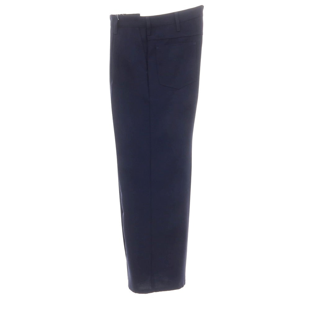 [Used] Wrangler URBAN RESEARCH exclusive polyester wide flare casual slacks pants navy [L] [Condition rank A] [Men&