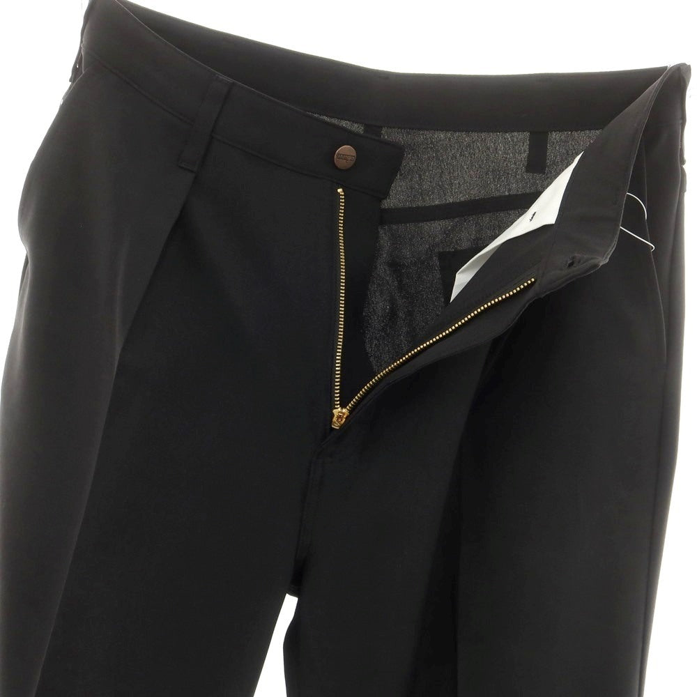 [Used] Wrangler URBAN RESEARCH special order polyester wide flare casual slacks pants black [L] [Condition rank A] [Men&