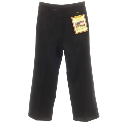 [Used] Wrangler URBAN RESEARCH special order polyester wide flare casual slacks pants black [L] [Condition rank A] [Men&