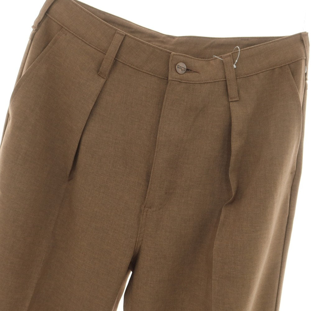 [Used] Wrangler URBAN RESEARCH exclusive polyester wide flare casual slacks pants brown [L] [Condition rank A] [Men&