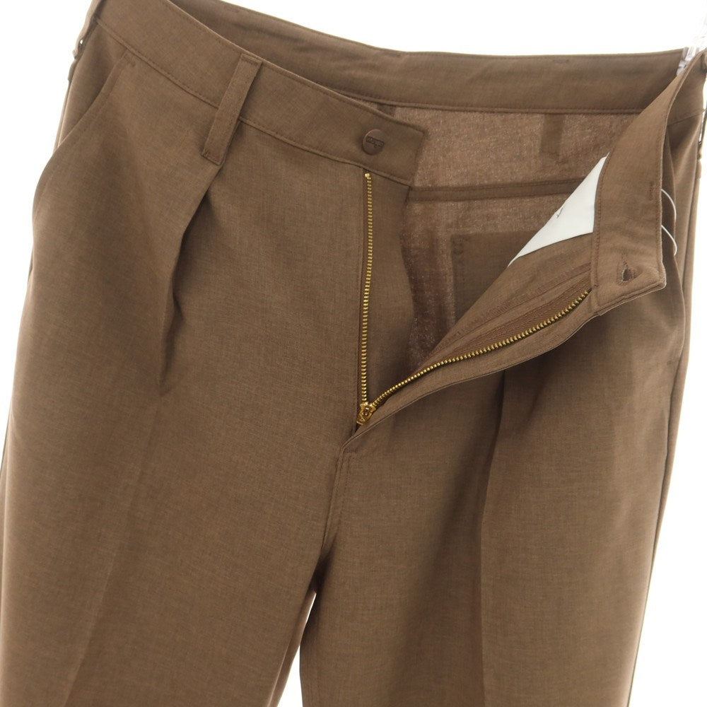 [Used] Wrangler URBAN RESEARCH exclusive polyester wide flare casual slacks pants brown [L] [Condition rank A] [Men&
