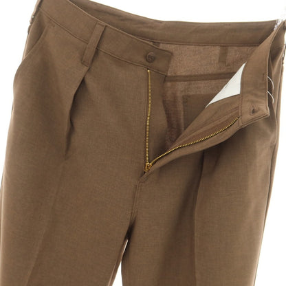 [Used] Wrangler URBAN RESEARCH exclusive polyester wide flare casual slacks pants brown [L] [Condition rank A] [Men&