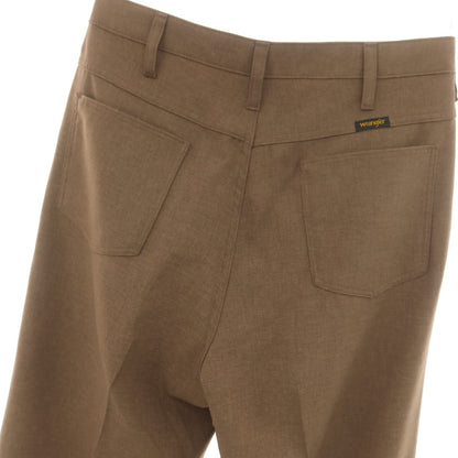 [Used] Wrangler URBAN RESEARCH exclusive polyester wide flare casual slacks pants brown [L] [Condition rank A] [Men&