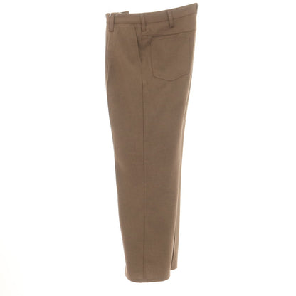 [Used] Wrangler URBAN RESEARCH exclusive polyester wide flare casual slacks pants brown [L] [Condition rank A] [Men&