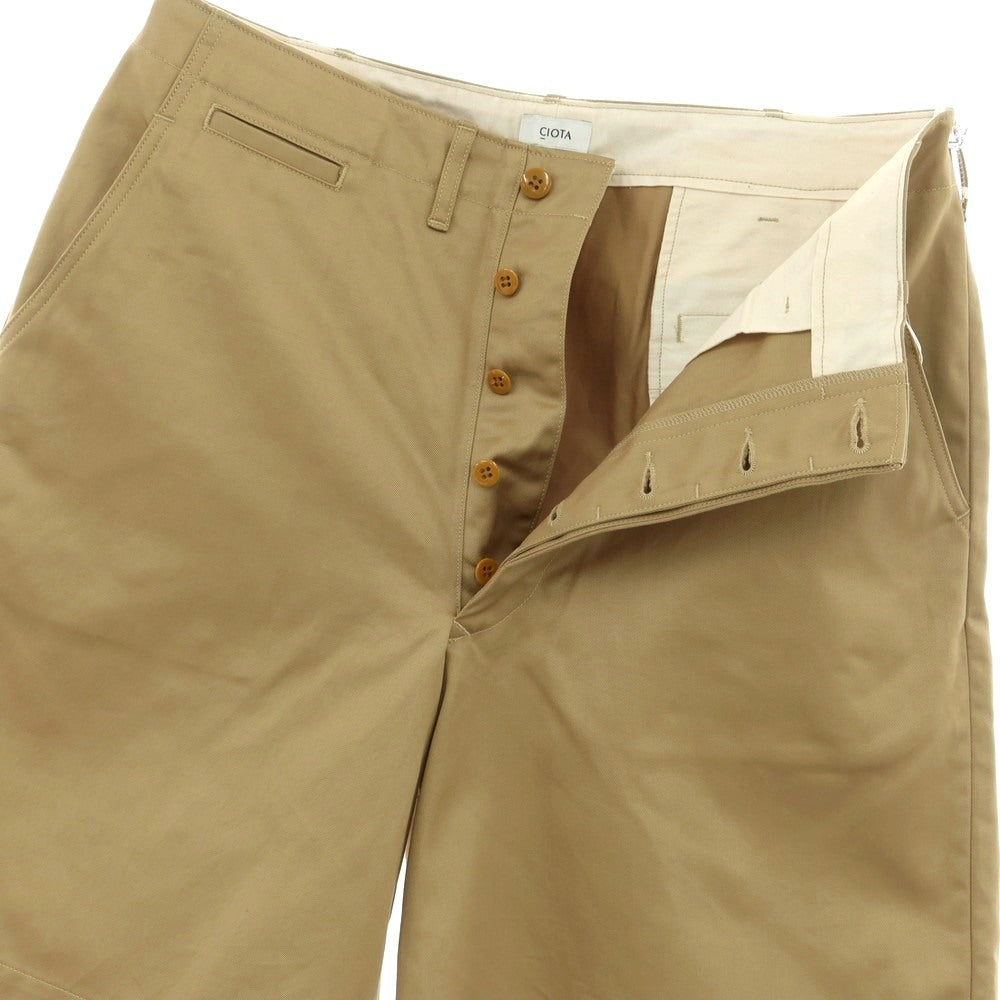 [Used] [Unused] CIOTA URBAN RESEARCH exclusive 2025 Spring/Summer cotton chino shorts, beige [6] [Condition rank S] [Men&