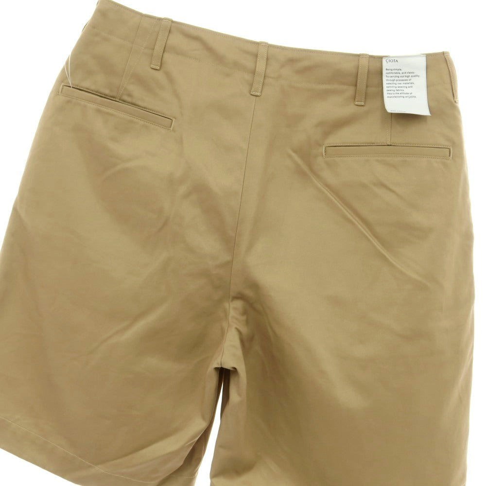 [Used] [Unused] CIOTA URBAN RESEARCH exclusive 2025 Spring/Summer cotton chino shorts, beige [6] [Condition rank S] [Men&