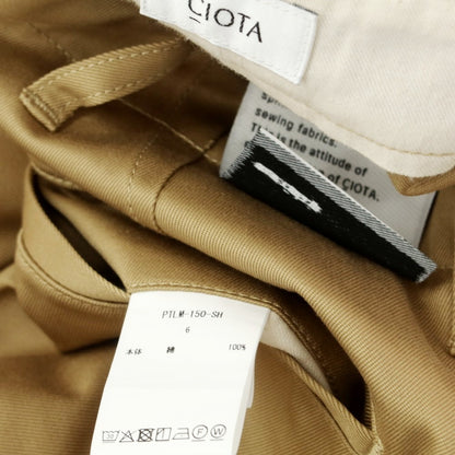[Used] [Unused] CIOTA URBAN RESEARCH exclusive 2025 Spring/Summer cotton chino shorts, beige [6] [Condition rank S] [Men&
