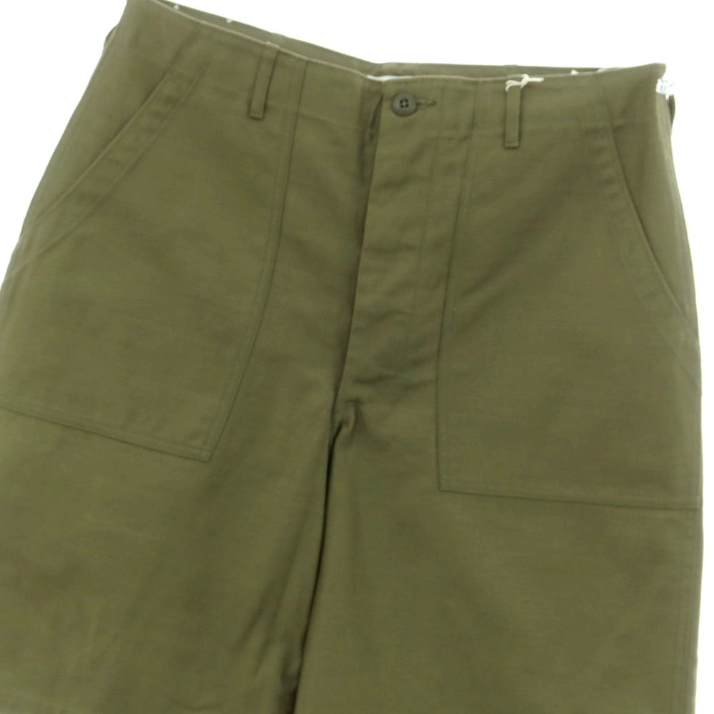 [Used] [Unused] CIOTA URBAN RESEARCH exclusive 2025 Spring/Summer cotton baker shorts, olive [6] [Condition rank S] [Men&