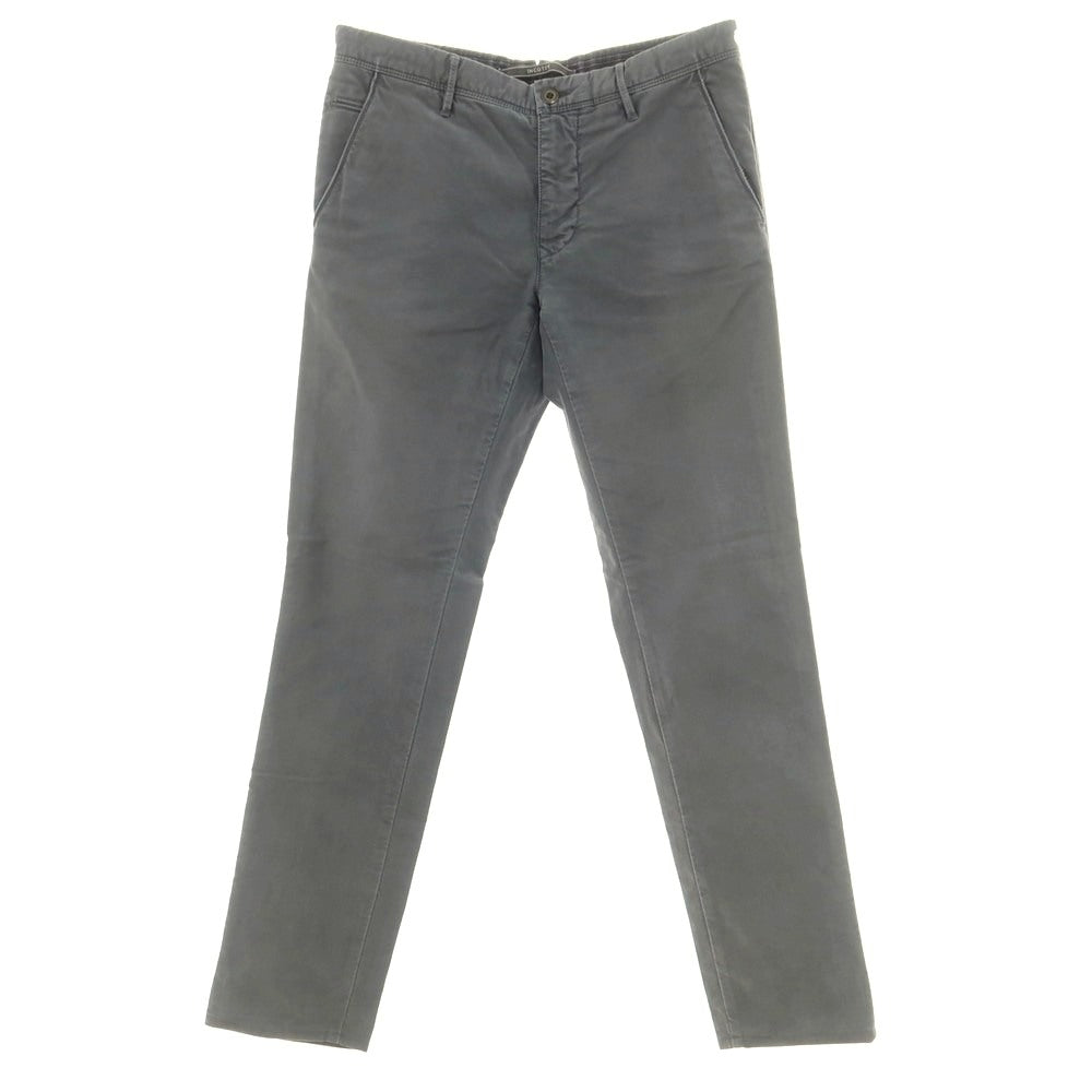 [Used] INCOTEX TRICOCHINO stretch cotton casual slacks pants, grey [31] [Condition rank C] [Men&