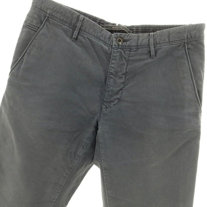 [Used] INCOTEX TRICOCHINO stretch cotton casual slacks pants, grey [31] [Condition rank C] [Men&