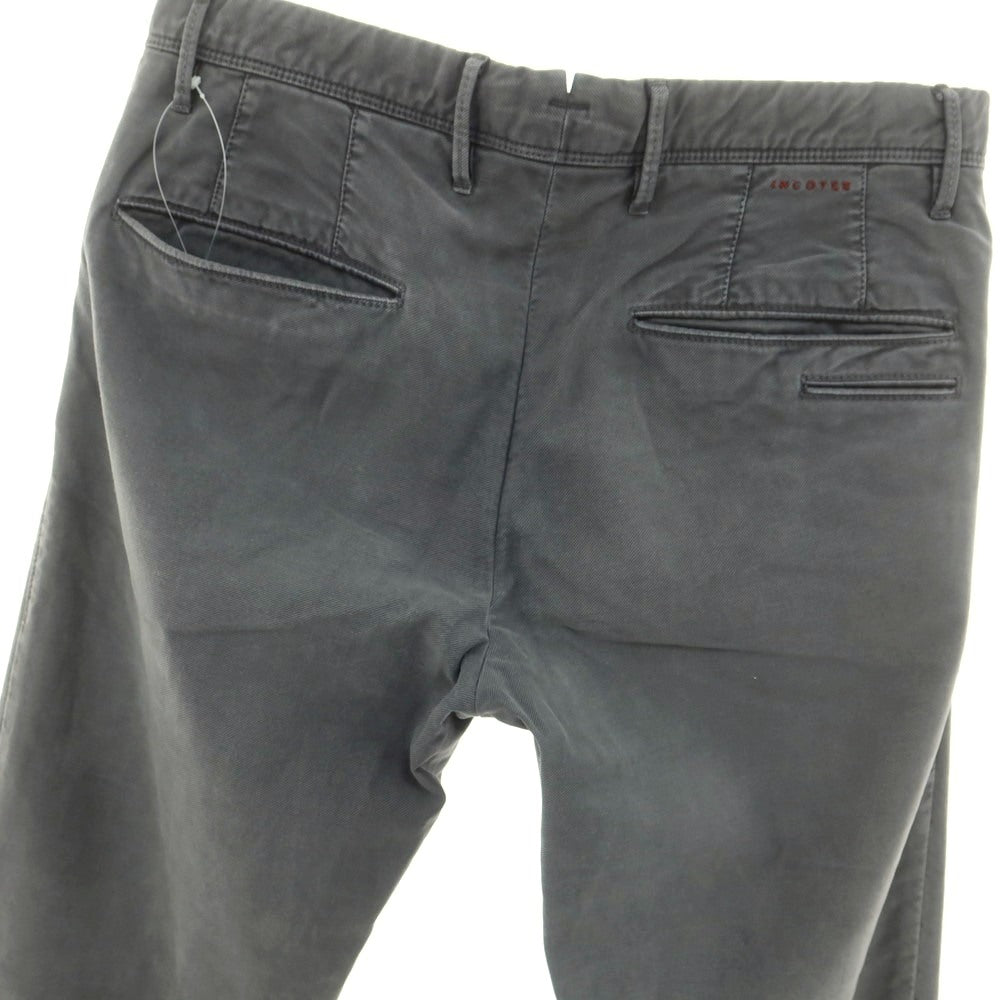 [Used] INCOTEX TRICOCHINO stretch cotton casual slacks pants, grey [31] [Condition rank C] [Men&