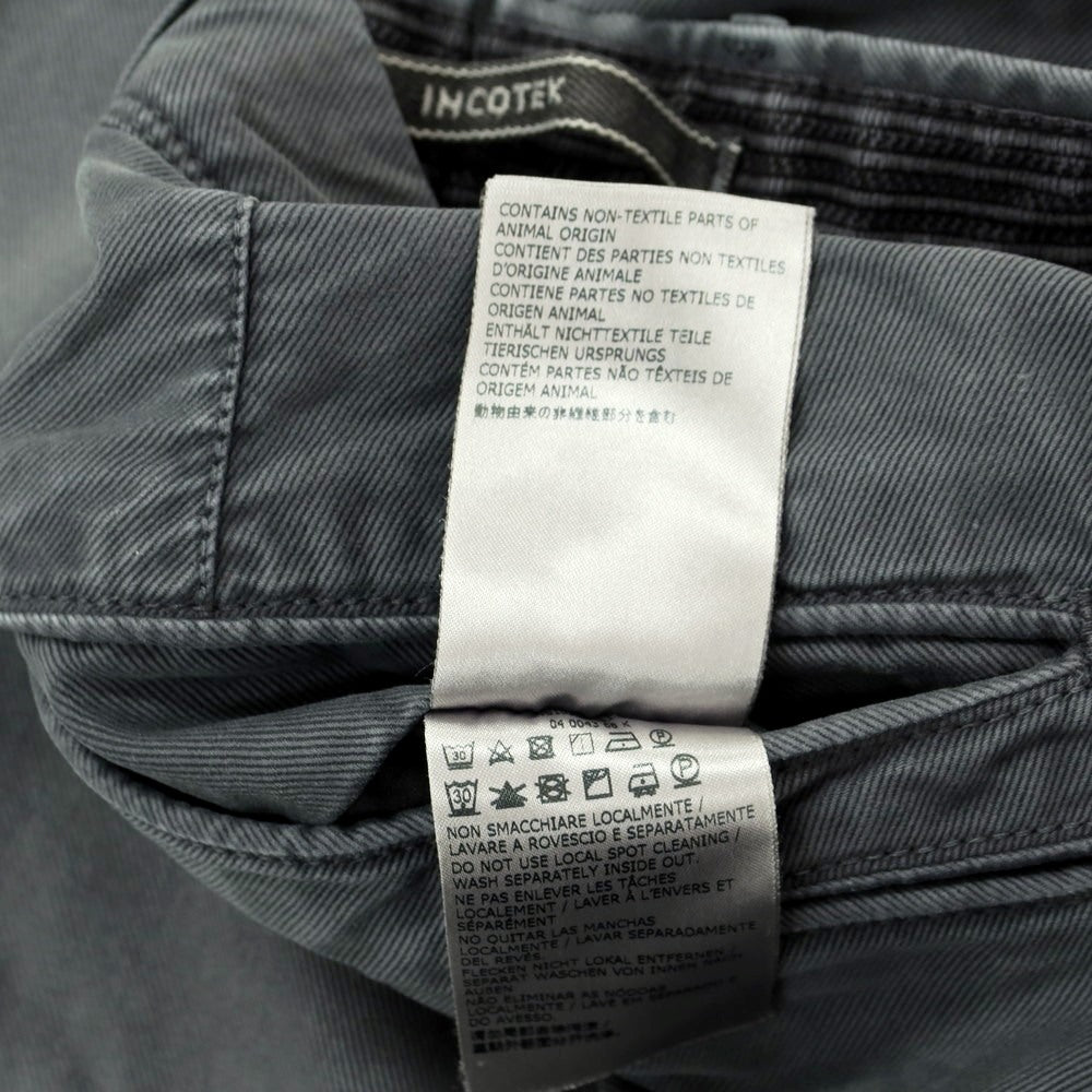 [Used] INCOTEX TRICOCHINO stretch cotton casual slacks pants, grey [31] [Condition rank C] [Men&