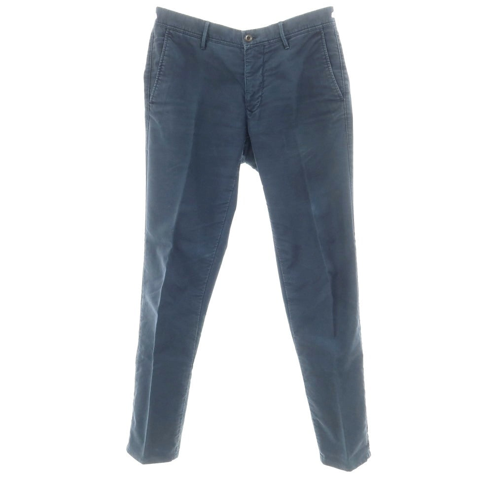 [Used] INCOTEX Stretch Cotton Casual Slacks Pants Navy [31] [Condition Rank C] [Men&