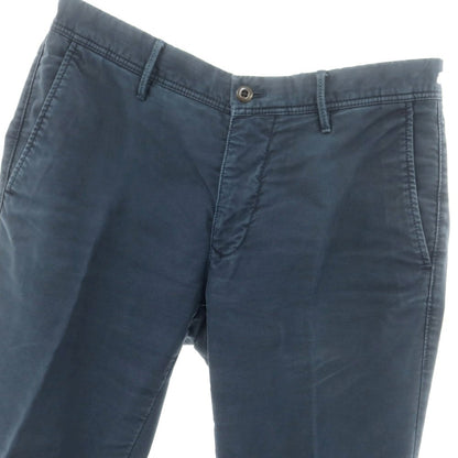 [Used] INCOTEX Stretch Cotton Casual Slacks Pants Navy [31] [Condition Rank C] [Men&