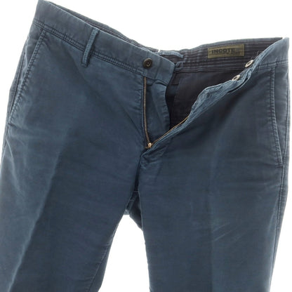 [Used] INCOTEX Stretch Cotton Casual Slacks Pants Navy [31] [Condition Rank C] [Men&