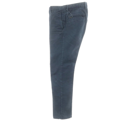 [Used] INCOTEX Stretch Cotton Casual Slacks Pants Navy [31] [Condition Rank C] [Men&