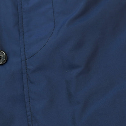 【中古】アクアスキュータム Aquascutum ナイロン ステンカラーコート ネイビー【 38 】【 状態ランクC 】【 メンズ 】