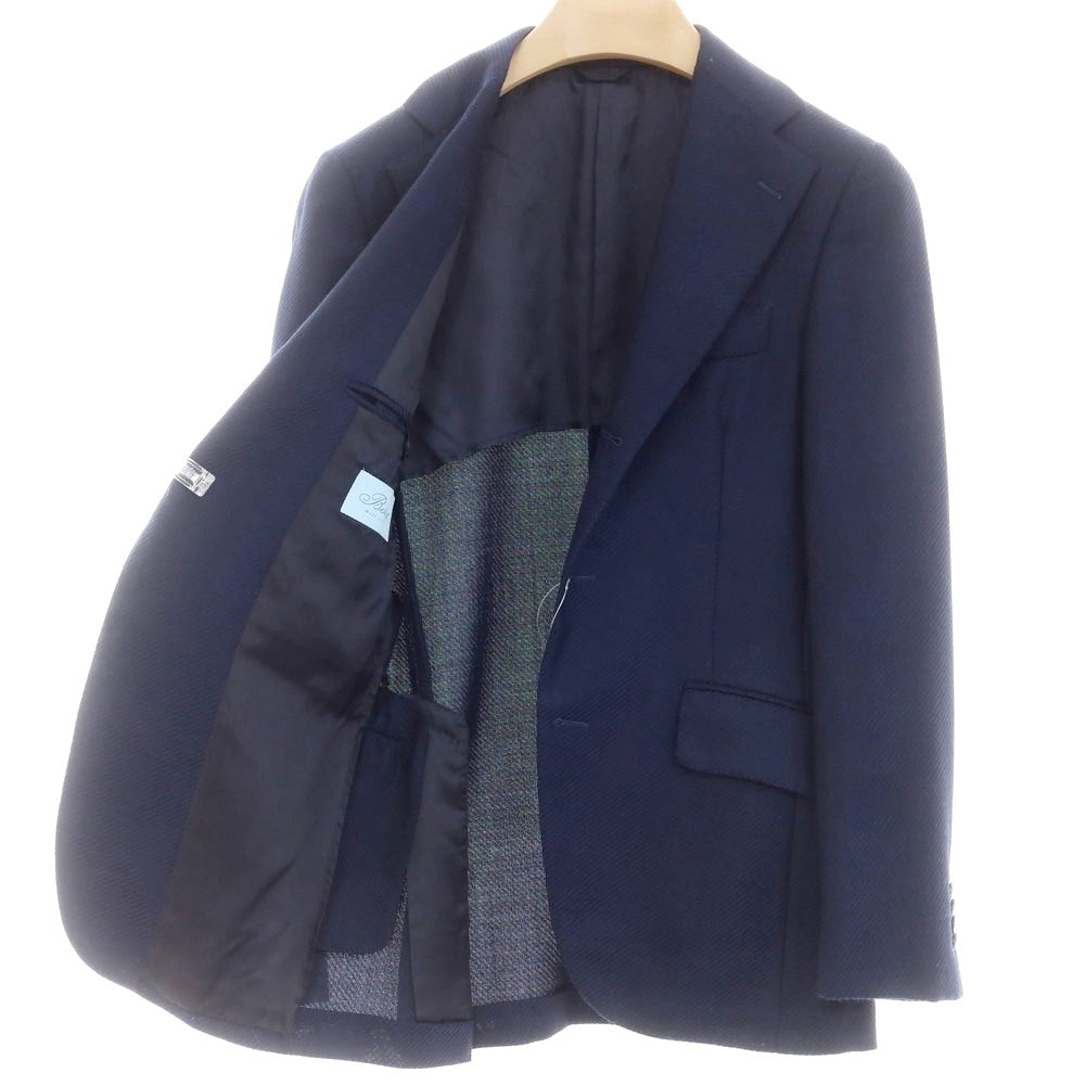 【中古】ベルベスト Belvest ウール テーラードジャケット ネイビー【サイズ44】【 状態ランクB 】【 メンズ 】[EPD]