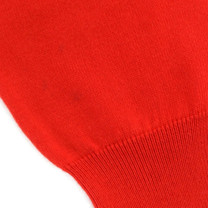 [Used] CRUCIANI High Gauge Cotton V-neck Pullover Knit Red [46] [Condition Rank B] [Men&