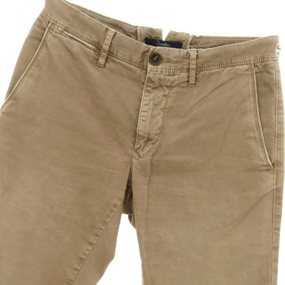 [Used] INCOTEX Stretch Cotton Casual Slacks Pants Dark Beige [30] [Condition Rank C] [Men&