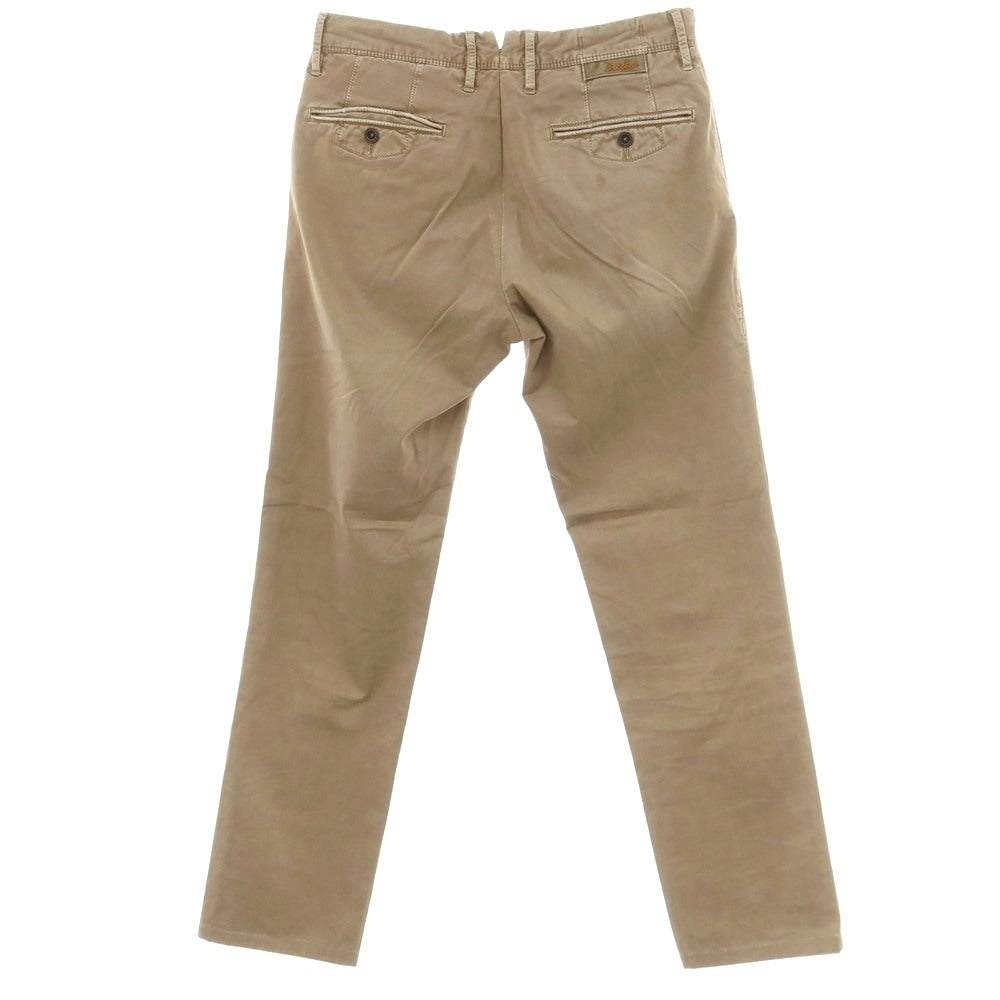 [Used] INCOTEX Stretch Cotton Casual Slacks Pants Dark Beige [30] [Condition Rank C] [Men&