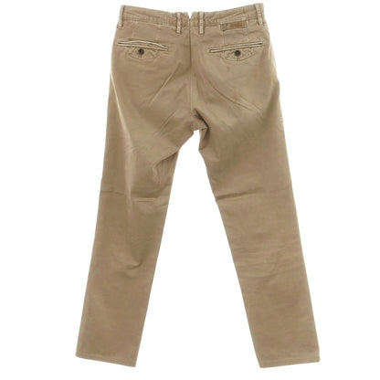 [Used] INCOTEX Stretch Cotton Casual Slacks Pants Dark Beige [30] [Condition Rank C] [Men&