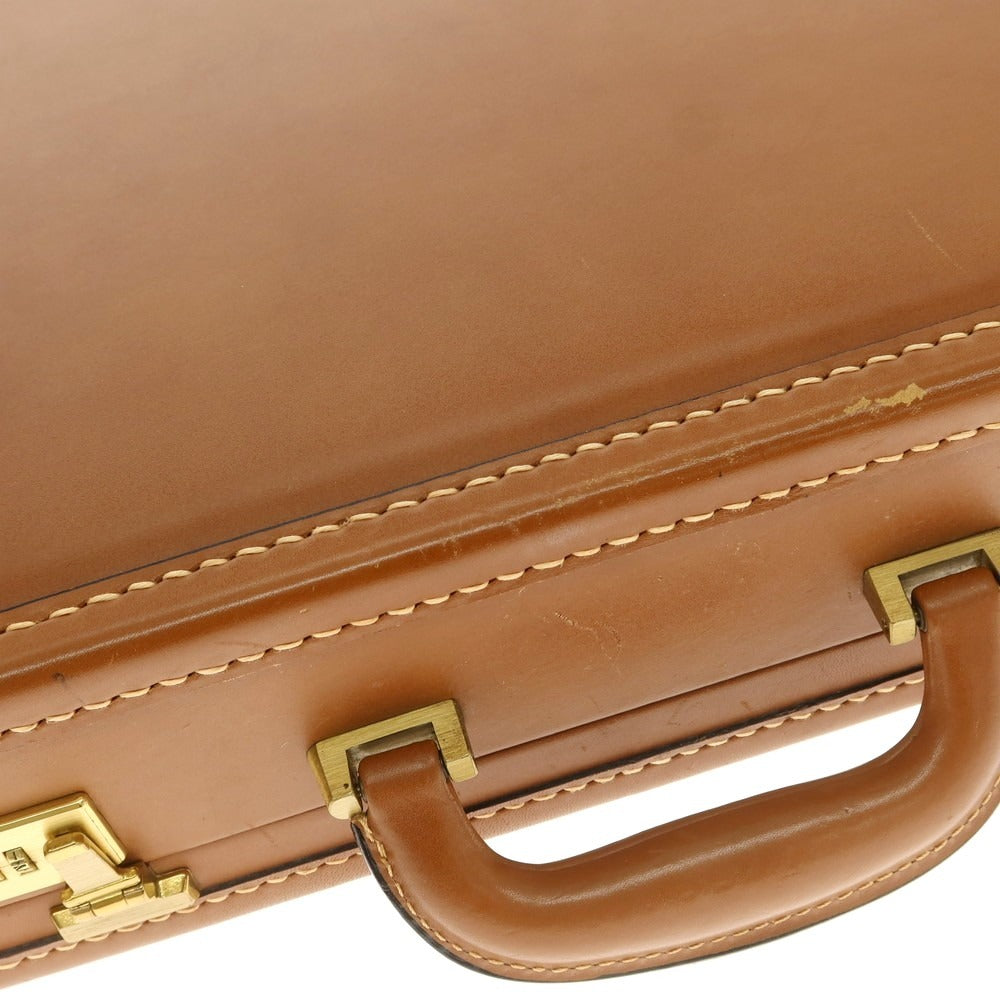 [Used] Gieves &amp;amp; Hawkes GIEVES&amp;amp;HAWKES Leather Attache Case Brown [Condition Rank C] [Men&