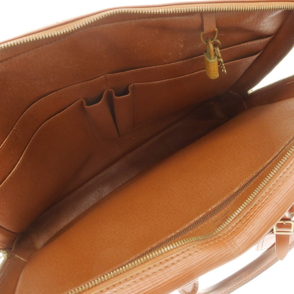 [Used] Louis Vuitton Epi Porte-Document Voyage Briefcase Light Brown [Condition Rank D] [Men&