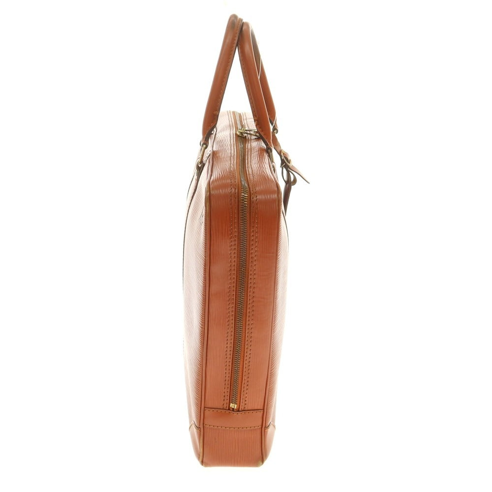 [Used] Louis Vuitton Epi Porte-Document Voyage Briefcase Light Brown [Condition Rank D] [Men&