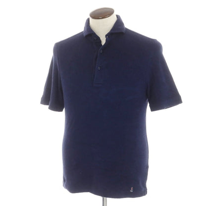 [Used] GUY ROVER Cotton pile short sleeve polo shirt, navy [XL] [Condition rank B] [Men&
