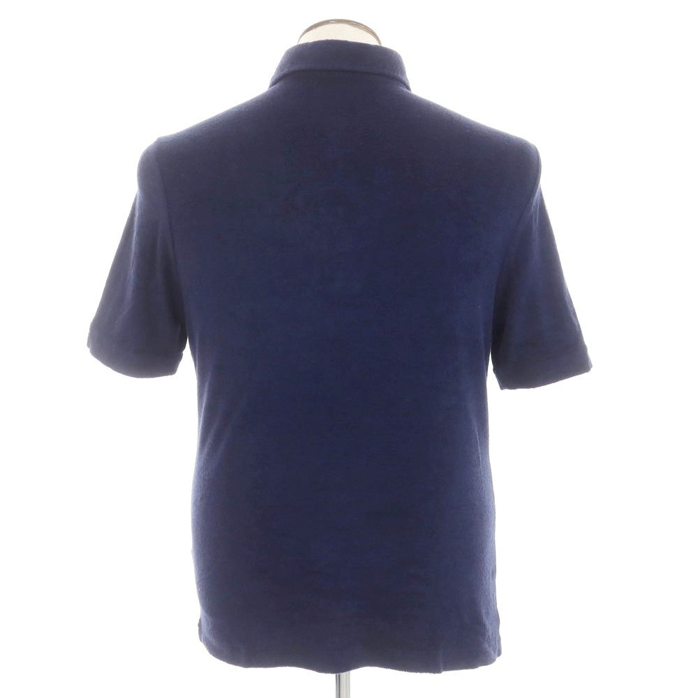 [Used] GUY ROVER Cotton pile short sleeve polo shirt, navy [XL] [Condition rank B] [Men&