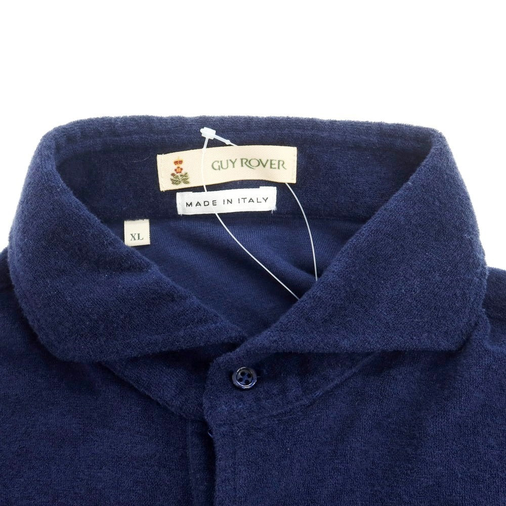 [Used] GUY ROVER Cotton pile short sleeve polo shirt, navy [XL] [Condition rank B] [Men&