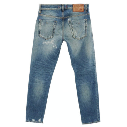 [Used] SIVIGLIA Distressed &amp;amp; Repaired Stretch Cotton Jeans Denim Pants Blue [30] [Condition Rank B] [Men&