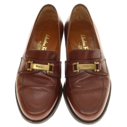 [Used] Salvatore Ferragamo bit loafers, brown [6 1/2EE] [Condition rank B] [Men&