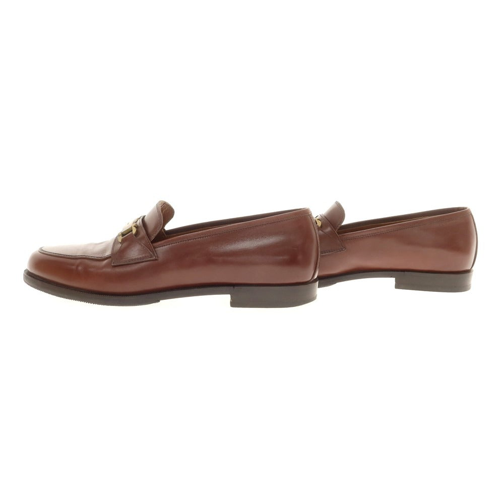 [Used] Salvatore Ferragamo bit loafers, brown [6 1/2EE] [Condition rank B] [Men&