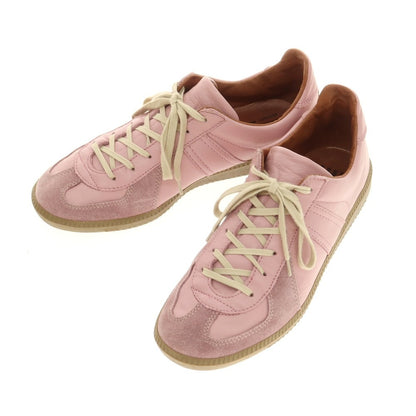[Used] REPRODUCTION OF FOUND Leather German Military Trainer Sneakers Pink [40] [Condition Rank A] [Men&