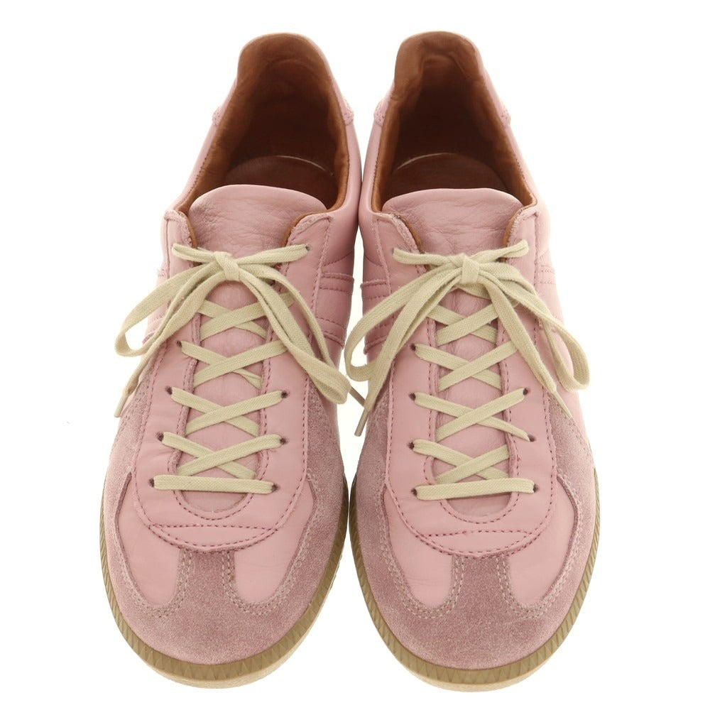 [Used] REPRODUCTION OF FOUND Leather German Military Trainer Sneakers Pink [40] [Condition Rank A] [Men&
