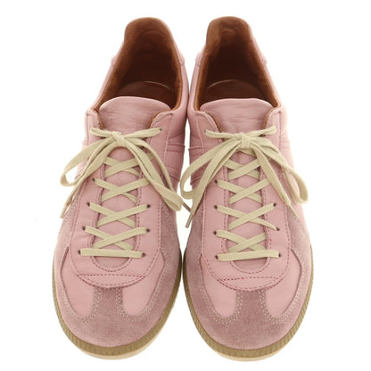 [Used] REPRODUCTION OF FOUND Leather German Military Trainer Sneakers Pink [40] [Condition Rank A] [Men&