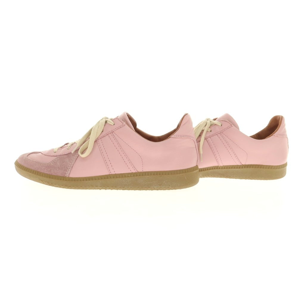[Used] REPRODUCTION OF FOUND Leather German Military Trainer Sneakers Pink [40] [Condition Rank A] [Men&