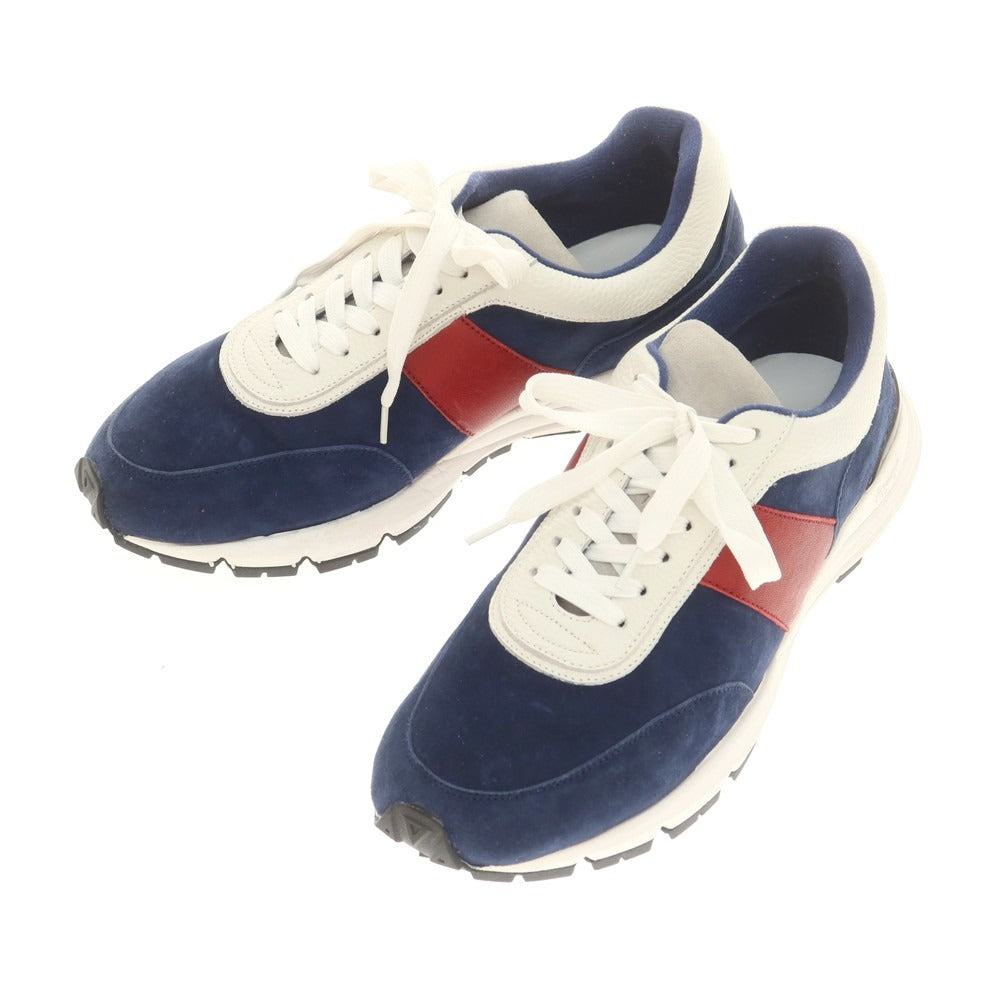 [Used] ESTNATION Suede Sneakers Navy x White [40] [Condition Rank A] [Men&