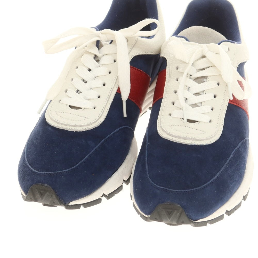 [Used] ESTNATION Suede Sneakers Navy x White [40] [Condition Rank A] [Men&
