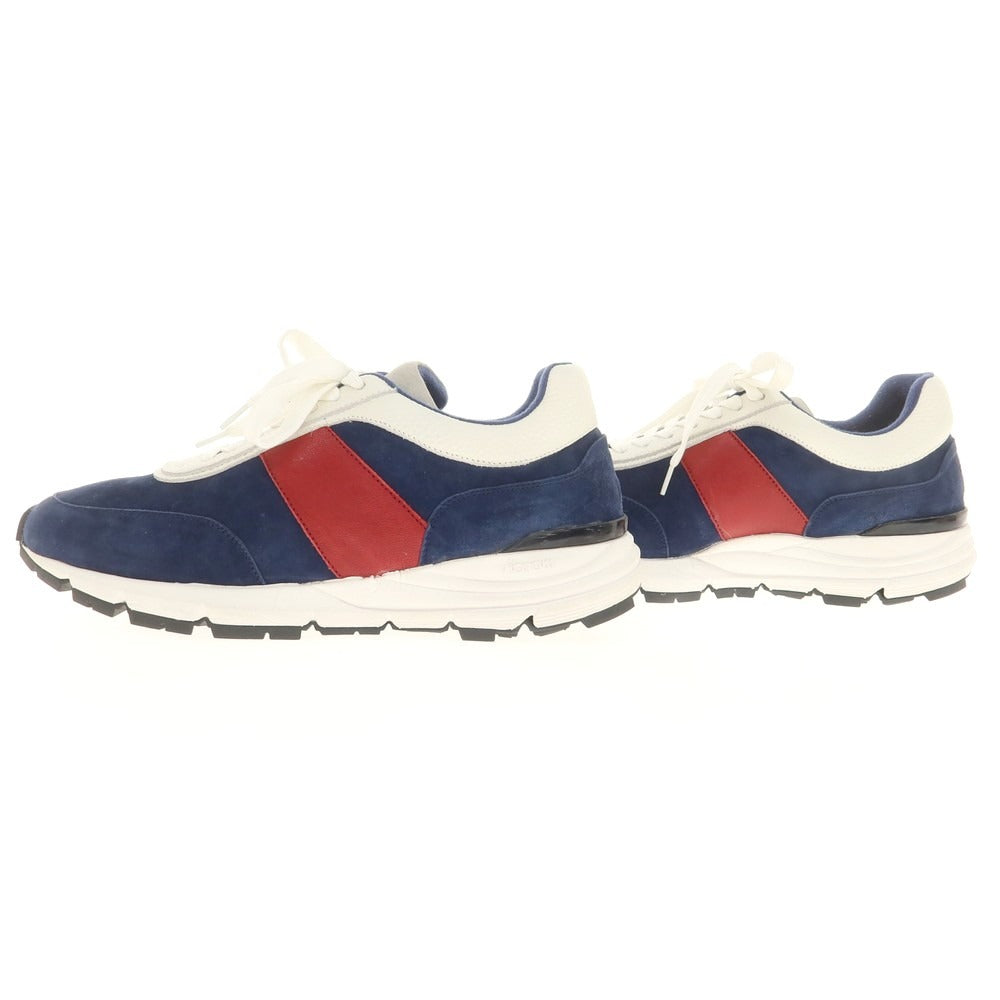 [Used] ESTNATION Suede Sneakers Navy x White [40] [Condition Rank A] [Men&