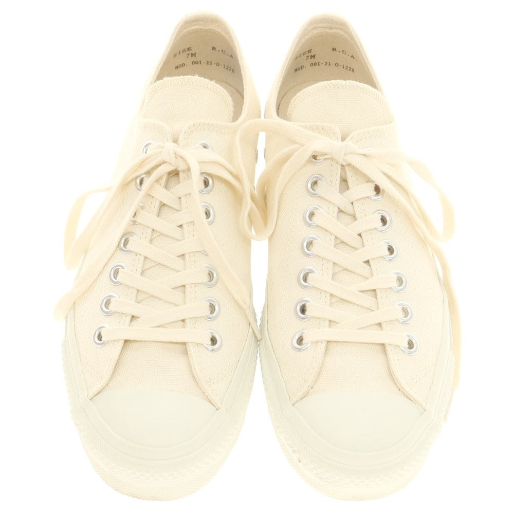 [Used] RCA Canvas Sneakers Off White [7] [Condition Rank A] [Men&