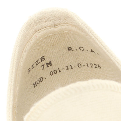 [Used] RCA Canvas Sneakers Off White [7] [Condition Rank A] [Men&