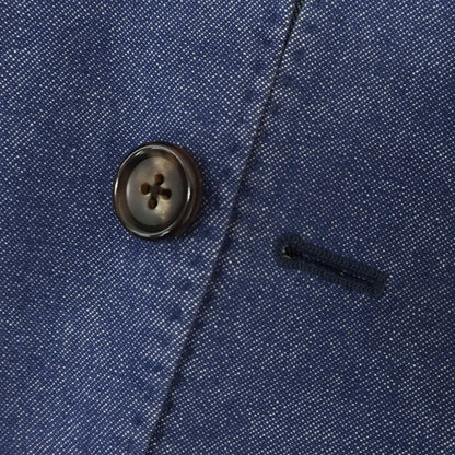 【中古】ラルディーニ LARDINI デニム カジュアルジャケット ネイビー【 44 】【 状態ランクC 】【 メンズ 】
