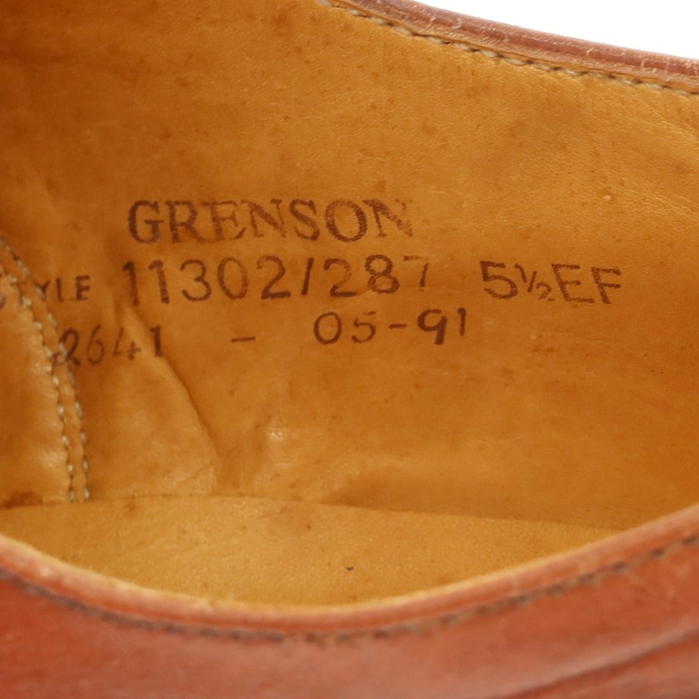 [Used] Grenson Straight Tip Dress Shoes Brown [5 1/2] [Condition Rank D] [Men&
