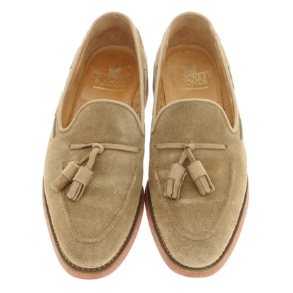 [Used] Crockett &amp;amp; Jones BECKENHAM Suede Tassel Loafers Beige [6D] [Condition Rank C] [Men&