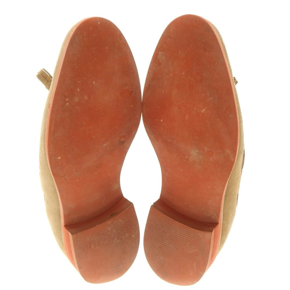 [Used] Crockett &amp;amp; Jones BECKENHAM Suede Tassel Loafers Beige [6D] [Condition Rank C] [Men&