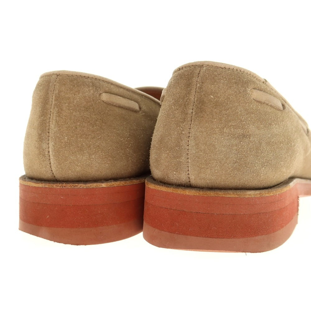 [Used] Crockett &amp;amp; Jones BECKENHAM Suede Tassel Loafers Beige [6D] [Condition Rank C] [Men&