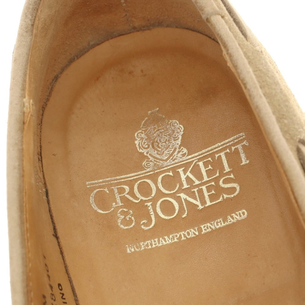 [Used] Crockett &amp;amp; Jones BECKENHAM Suede Tassel Loafers Beige [6D] [Condition Rank C] [Men&